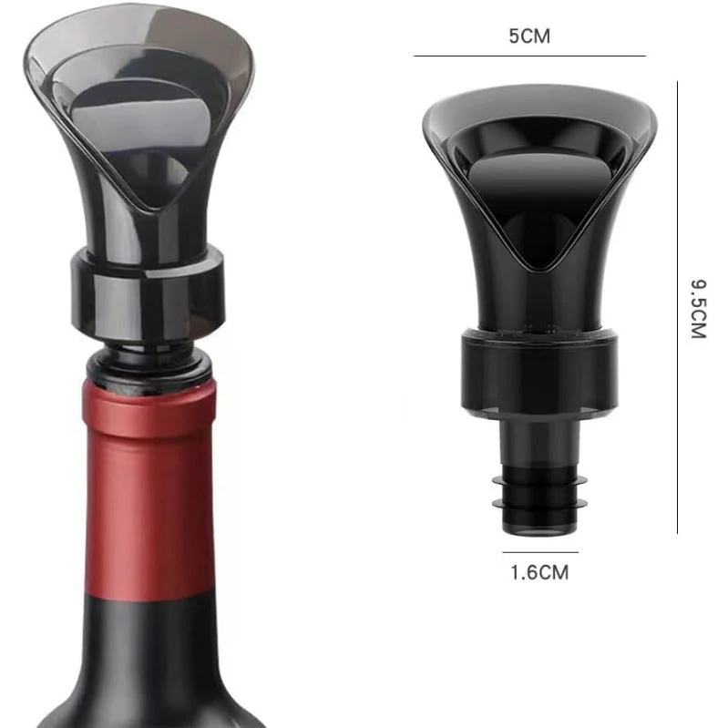 2-in-1 Wine Aerator Pourer & Bottle Stopper - Image 3