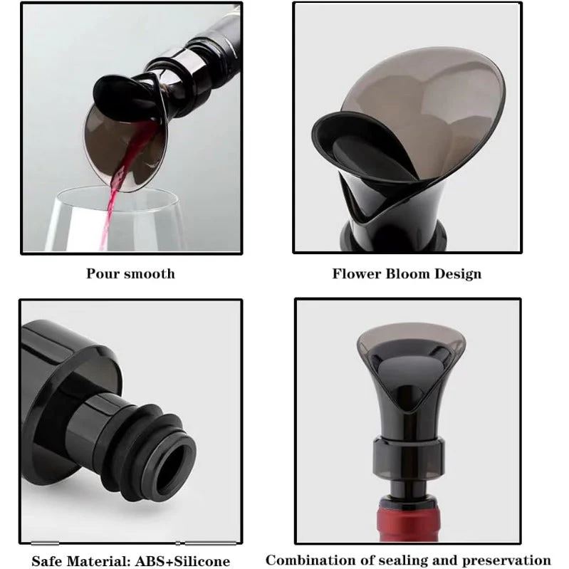 2-in-1 Wine Aerator Pourer & Bottle Stopper - Image 4