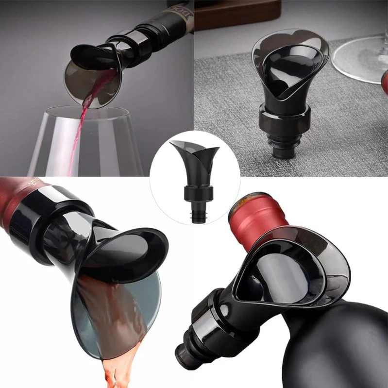2-in-1 Wine Aerator Pourer & Bottle Stopper - Image 5