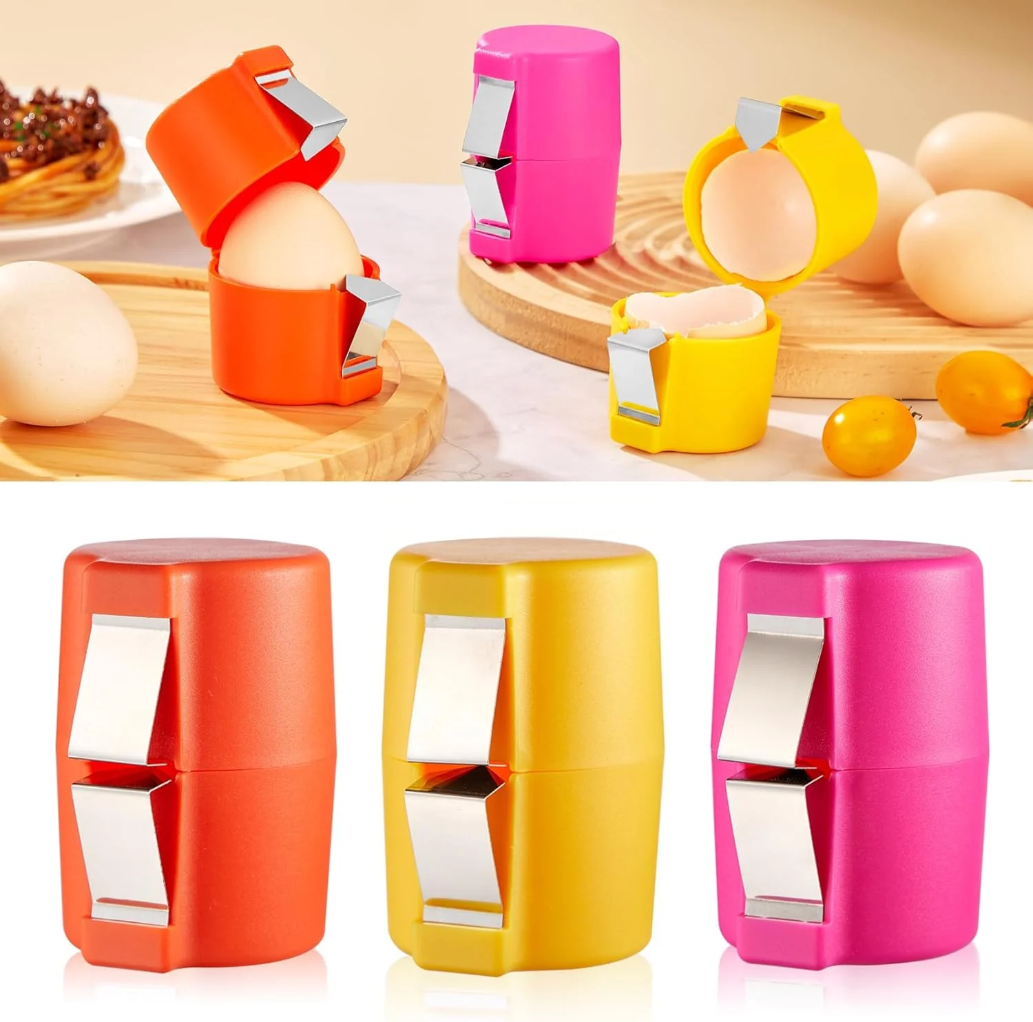 Eptchn No Mess Easy Egg Opener CrackSlick - Image 15