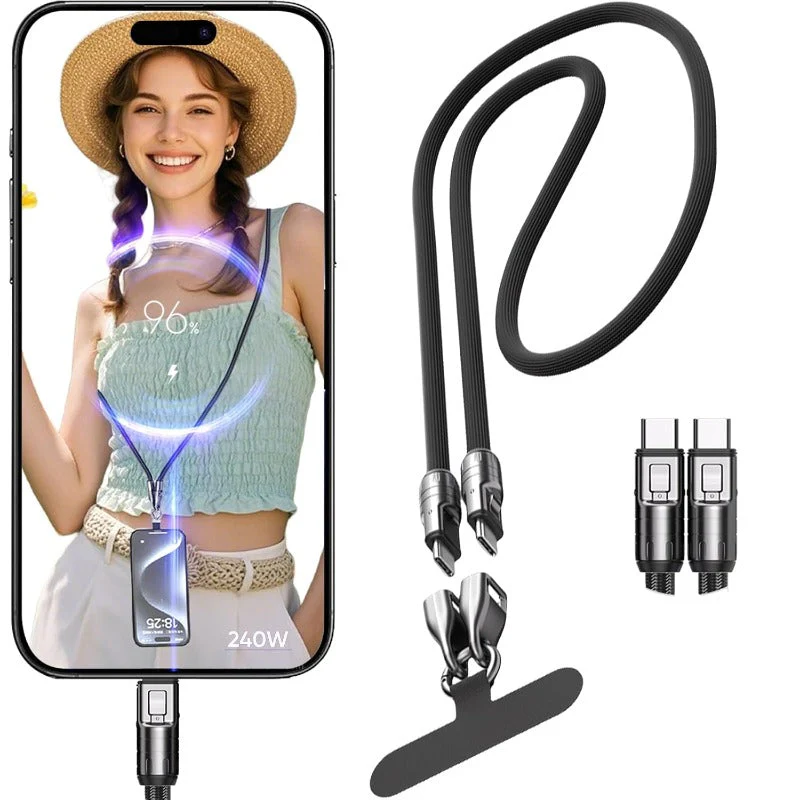 240W USB-C Lanyard Charging Cable - Image 7
