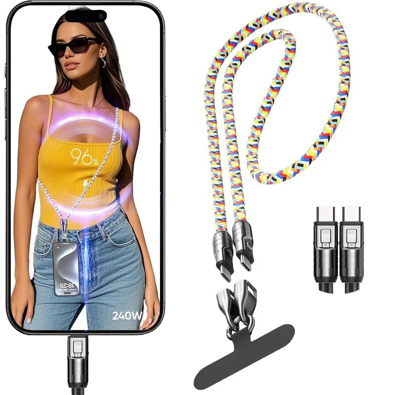 240W USB-C Lanyard Charging Cable - Image 9