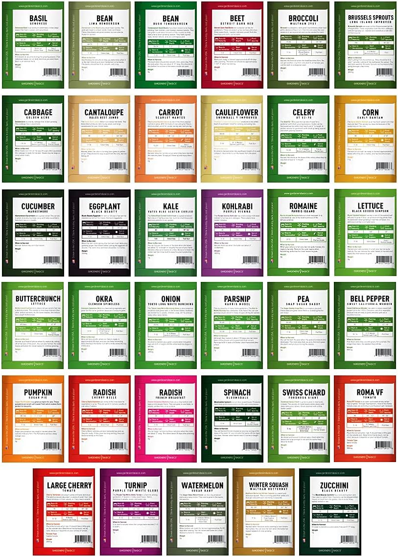 35-Variety Seed Vault Kit – Non-GMO Heirloom Seeds for Home Gardening and Emergency Preparedness - Image 4