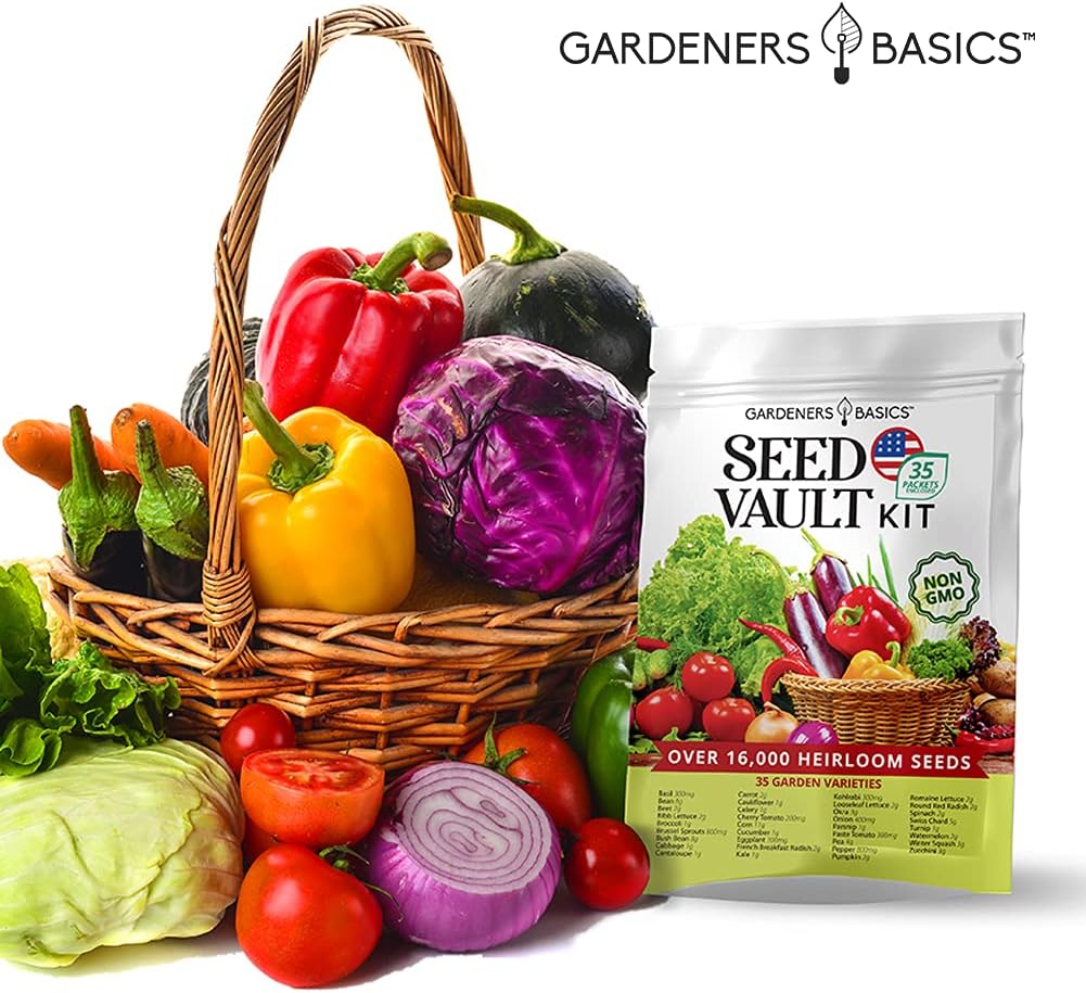 35-Variety Seed Vault Kit – Non-GMO Heirloom Seeds for Home Gardening and Emergency Preparedness - Image 5