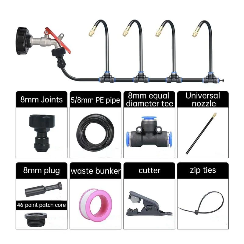 360° Curved Garden Automatic Irrigation System - Image 8