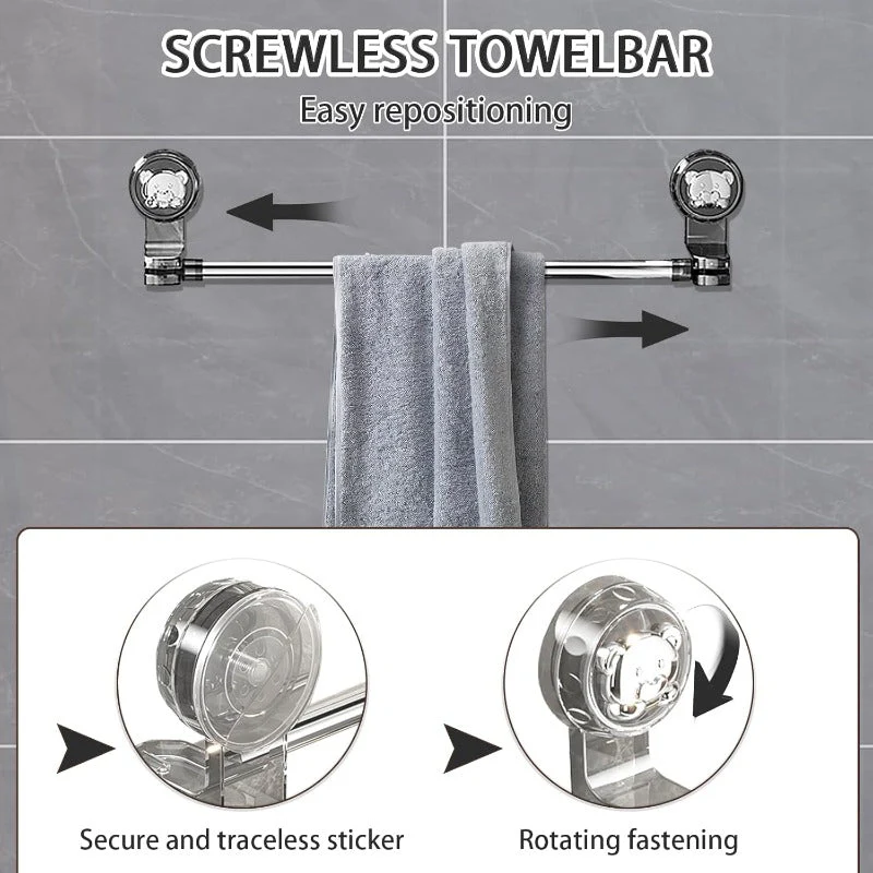 Adjustable Suction Towel Bar - Image 4