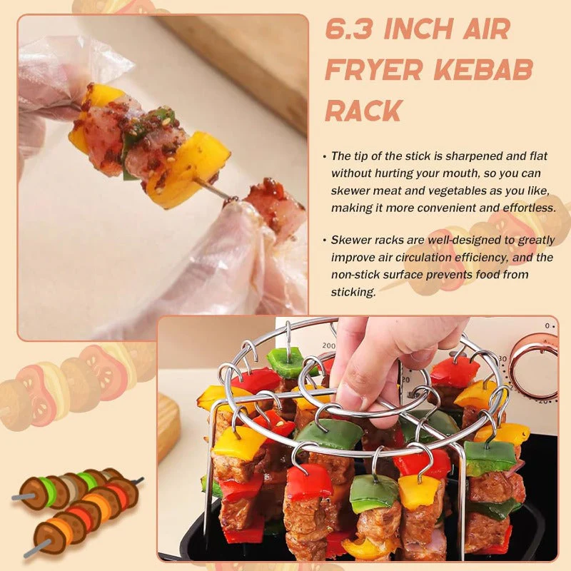 Air Fryer Skewer Rack - Image 3