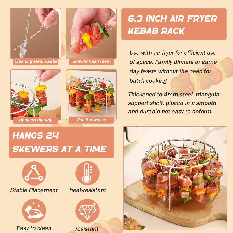 Air Fryer Skewer Rack - Image 5