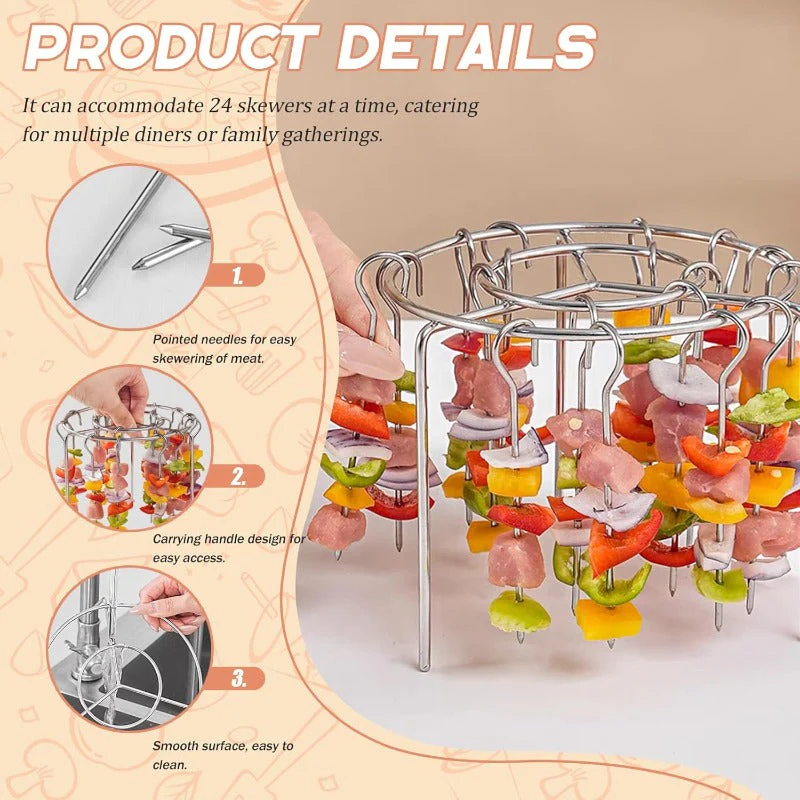 Air Fryer Skewer Rack - Image 6