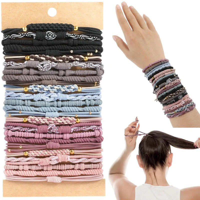 Boho Neutral Hair Tie Set - Image 10