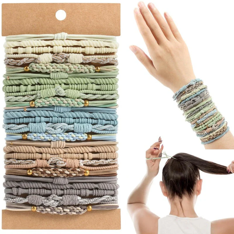 Boho Neutral Hair Tie Set - Image 11
