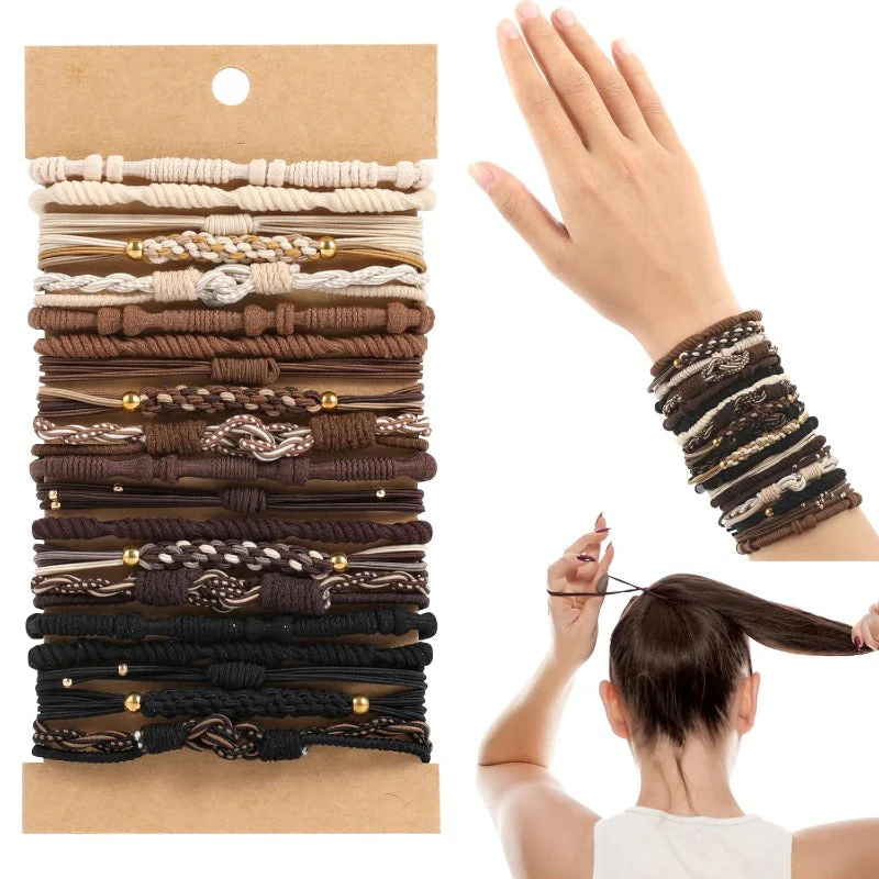 Boho Neutral Hair Tie Set - Image 12