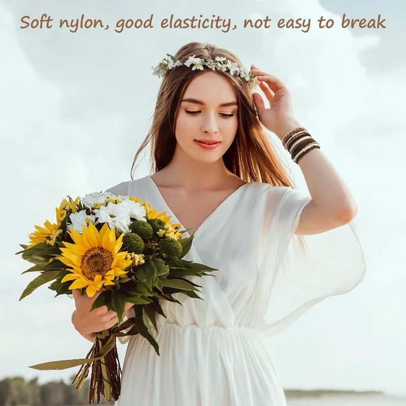 Boho Neutral Hair Tie Set - Image 5