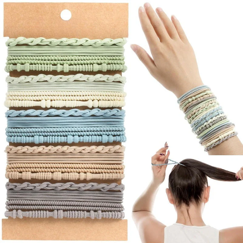 Boho Neutral Hair Tie Set - Image 8