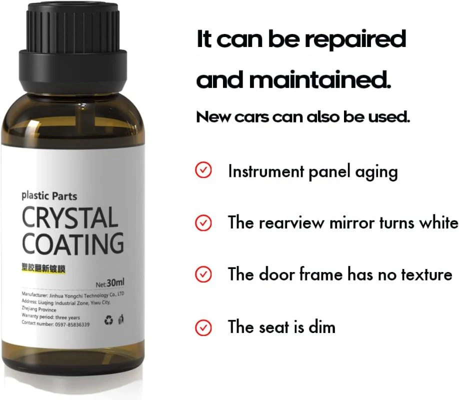 Crystal Shine Plastic Restorer Coating - Image 2
