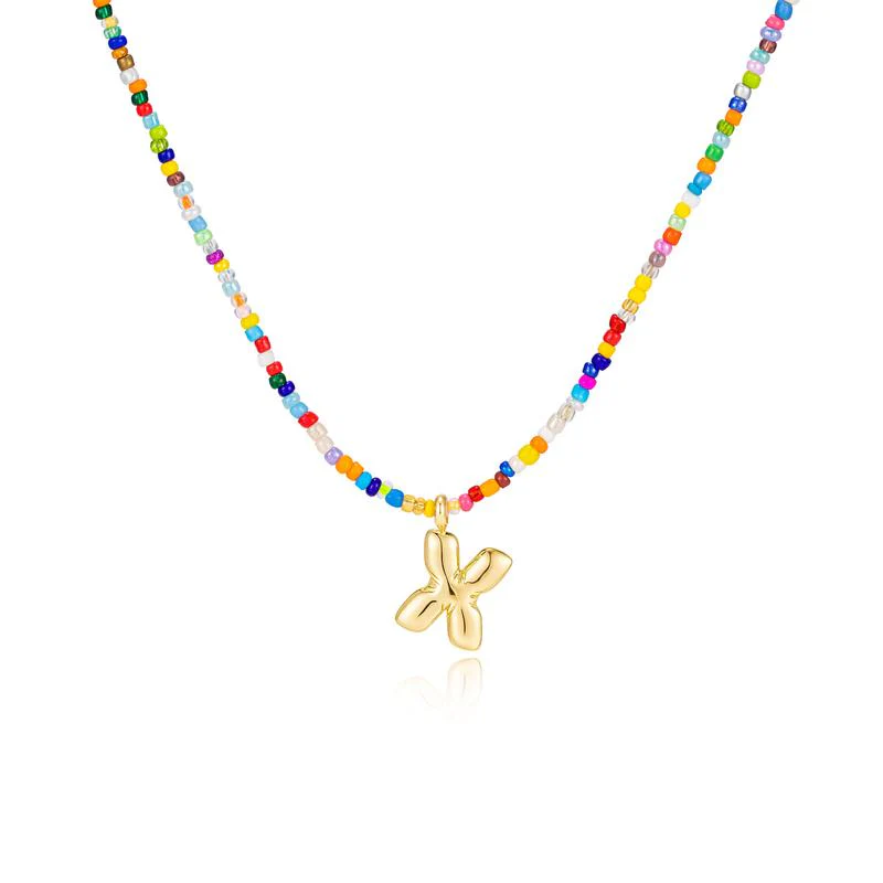 Custom Beaded Initial Necklace - Image 30