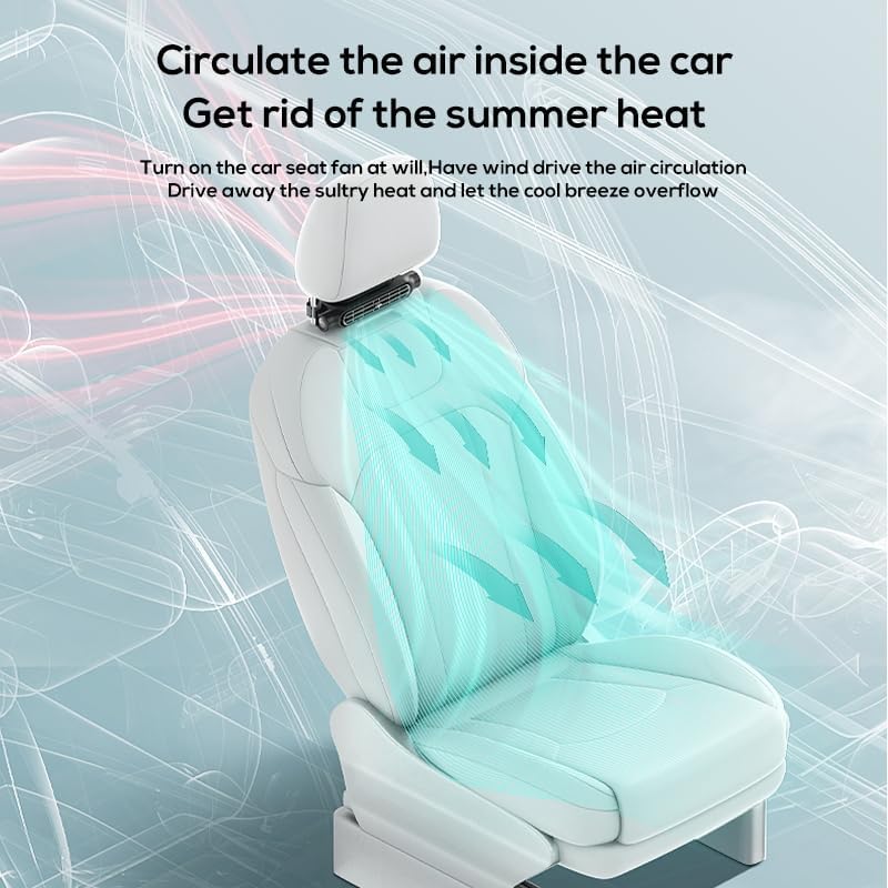 Dual Turbo Car Seat Cooling Fan - Image 3