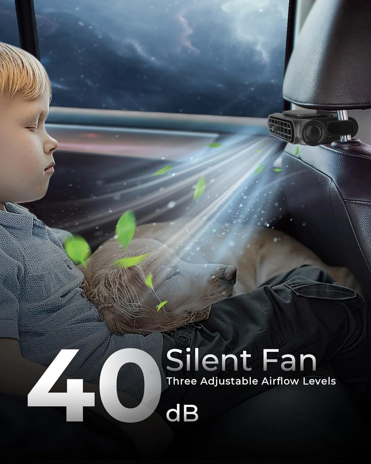 Dual Turbo Car Seat Cooling Fan - Image 4