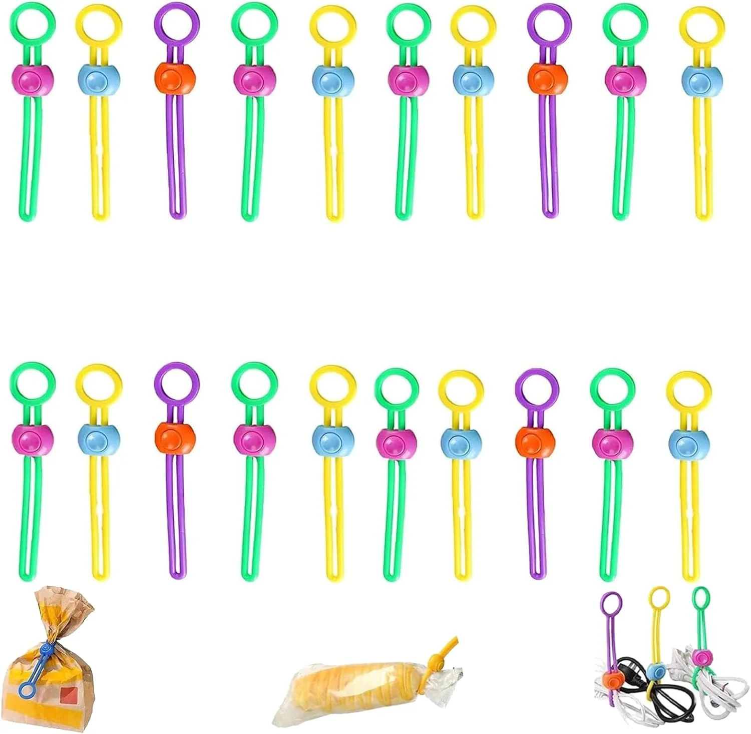 Elastic Food Bag Sealer Strap - Image 7