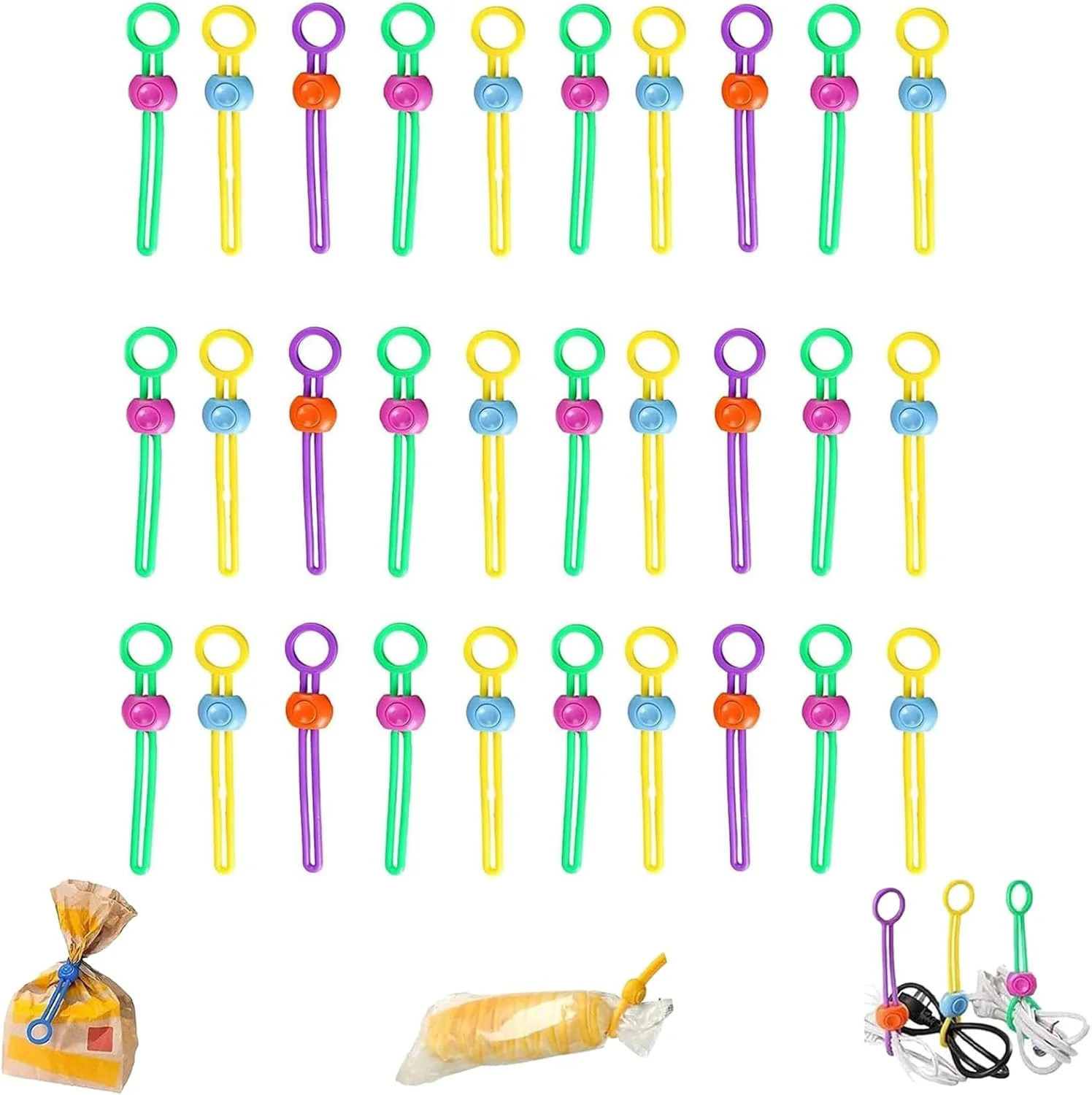 Elastic Food Bag Sealer Strap - Image 8