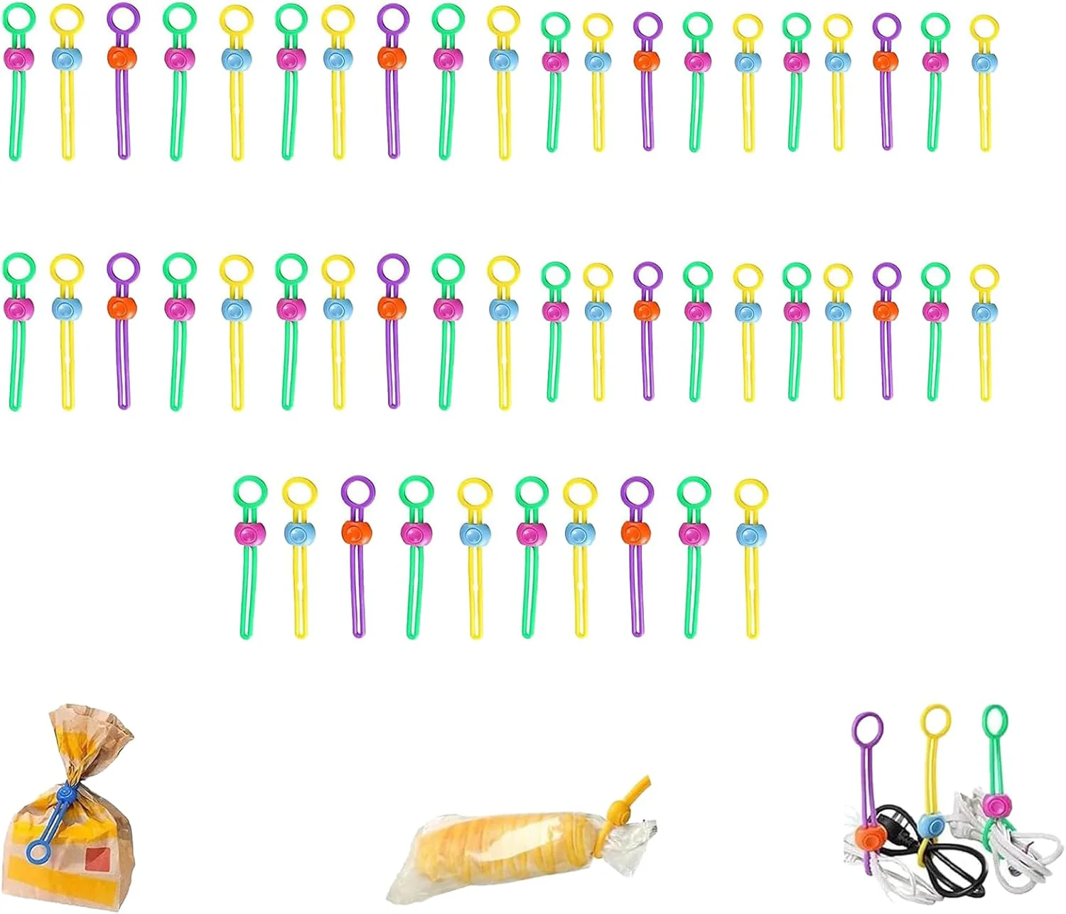 Elastic Food Bag Sealer Strap - Image 9