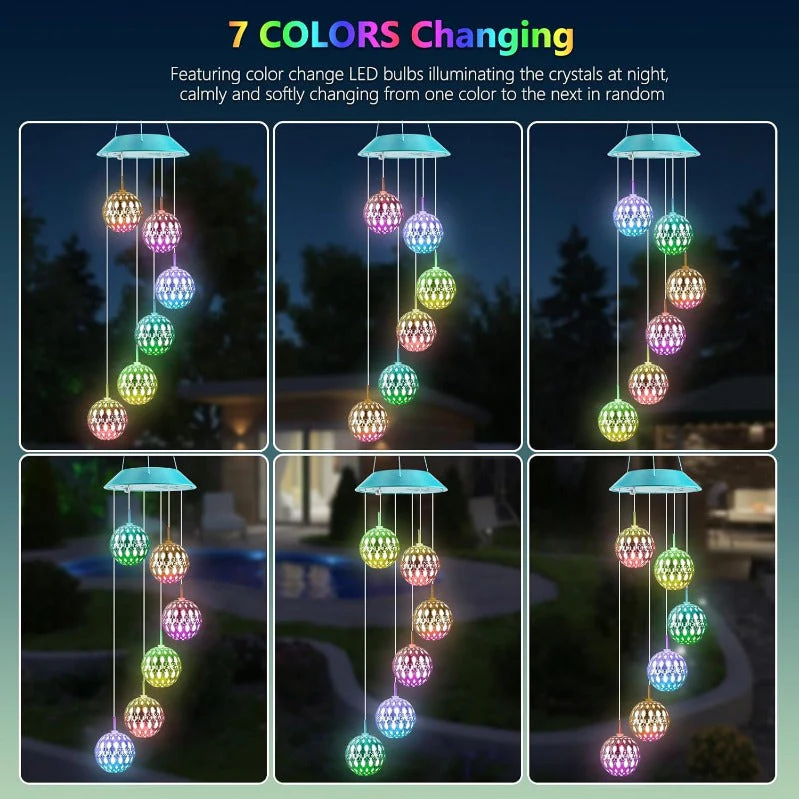 Magical Solar Ball Wind Chimes - Image 5