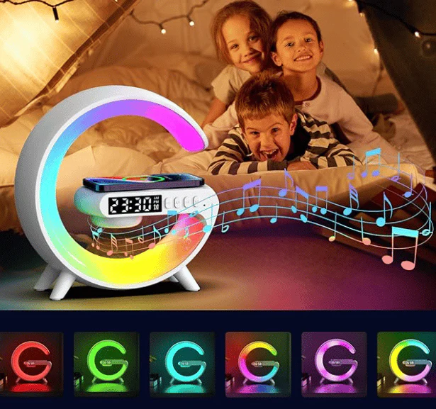 New Year HOT Sale - 49% OFF! 🔥Multifunctional Bluetooth Speaker-Colorful Atmosphere Light Wireless Charging and Clock All-in-one Machine - Image 11