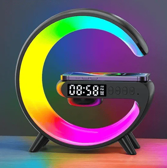 New Year HOT Sale - 49% OFF! 🔥Multifunctional Bluetooth Speaker-Colorful Atmosphere Light Wireless Charging and Clock All-in-one Machine - Image 13
