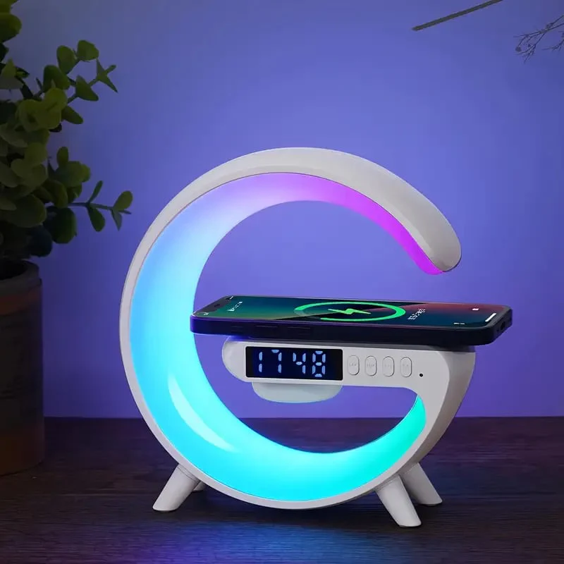 New Year HOT Sale - 49% OFF! 🔥Multifunctional Bluetooth Speaker-Colorful Atmosphere Light Wireless Charging and Clock All-in-one Machine - Image 9