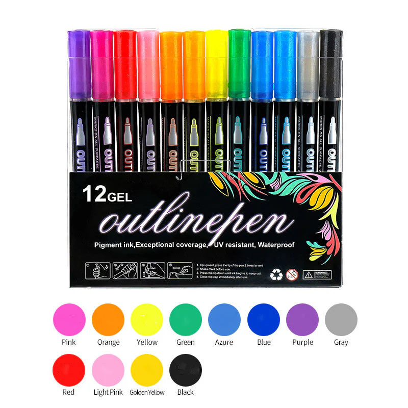Outline Marker Pen Set - Image 11