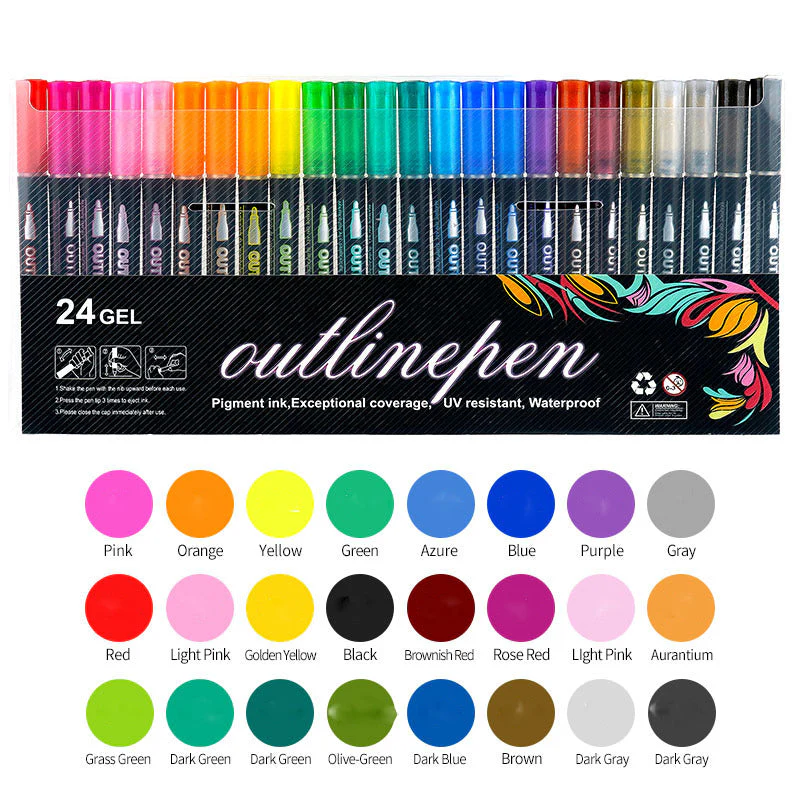 Outline Marker Pen Set - Image 12