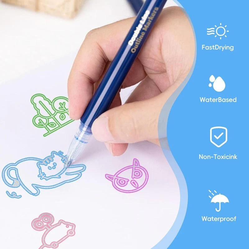 Outline Marker Pen Set - Image 3