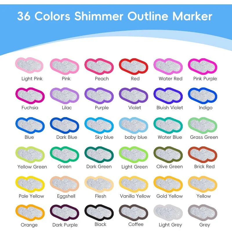 Outline Marker Pen Set - Image 4