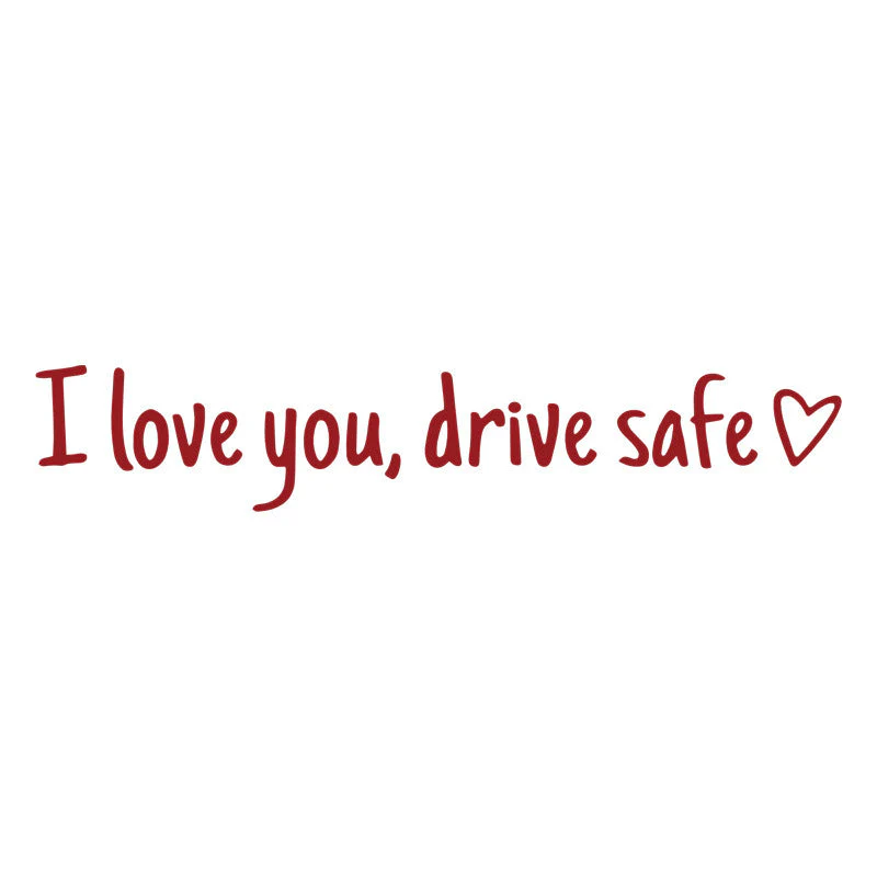 Rearview Mirror Vinyl Decal Reminder - Image 11
