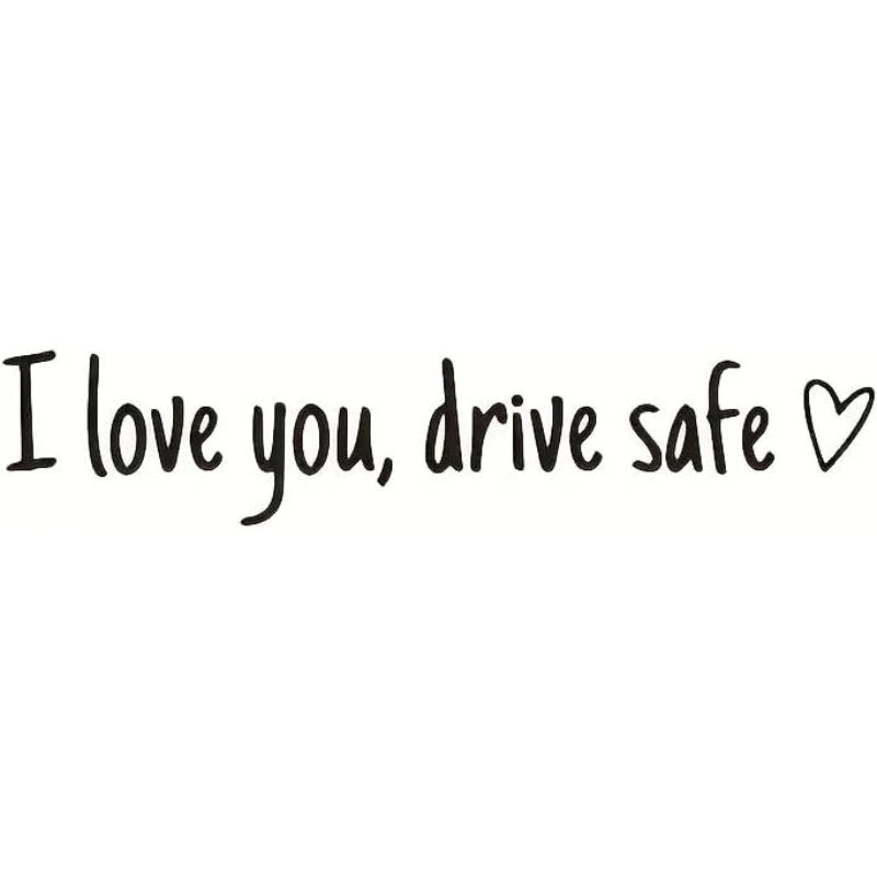 Rearview Mirror Vinyl Decal Reminder - Image 6