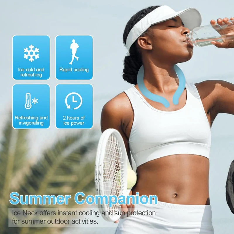 Reusable Cooling Neck Ring – Long-Lasting Sweat-Free Relief - Image 2