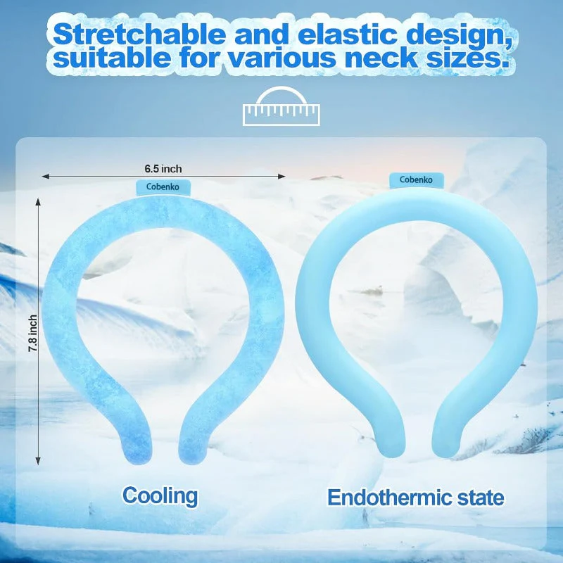 Reusable Cooling Neck Ring – Long-Lasting Sweat-Free Relief - Image 4