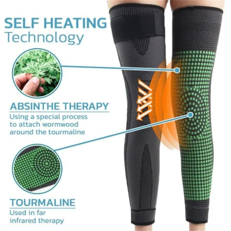 Self-Heating Herbal Knee Wraps (2-Pack) - Image 3