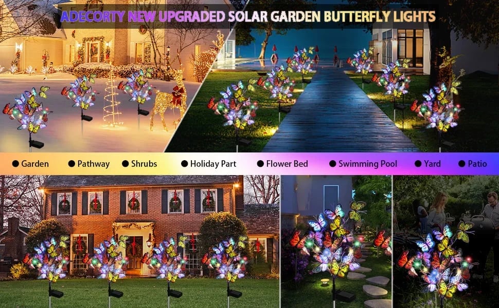 🦋Solar Outdoor Butterfly Lights🦋 - Image 13