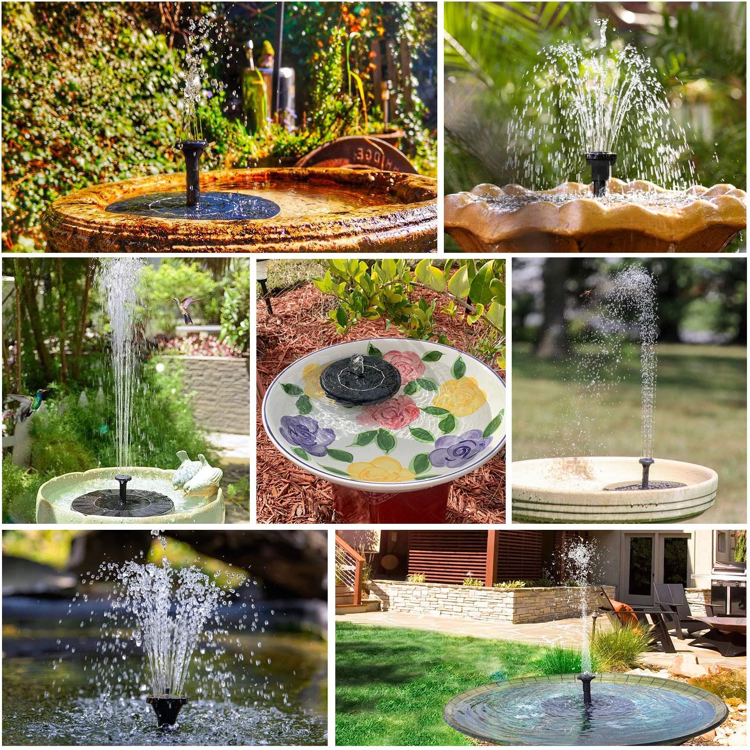 Solar-Powered Bird Fountain Kit - Image 2