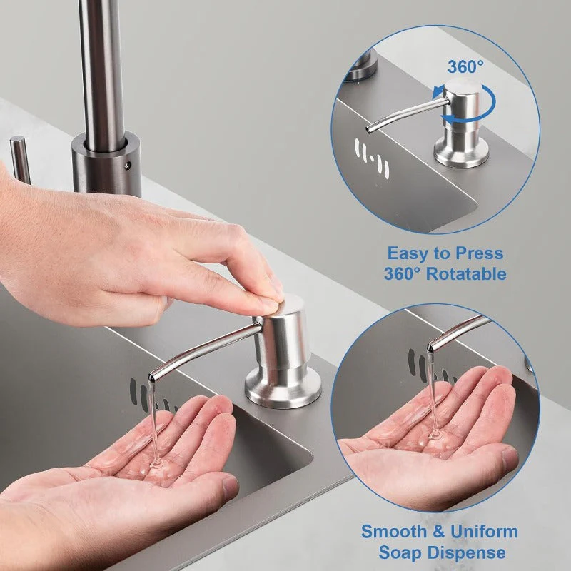 Stainless Steel Built-In Soap Dispenser - Image 6
