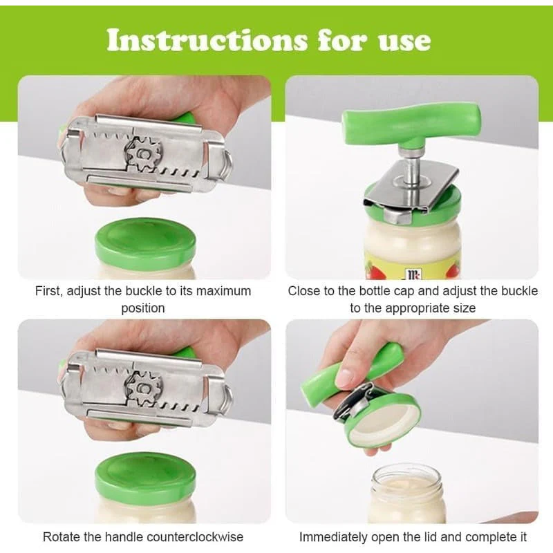 Stainless Steel Jar Opener - Image 5
