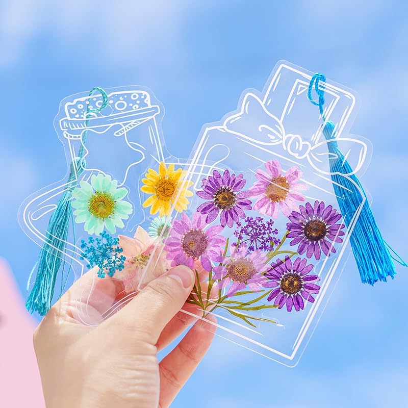 Woyuosn Transparent Dried Flower Bookmarks - Image 3
