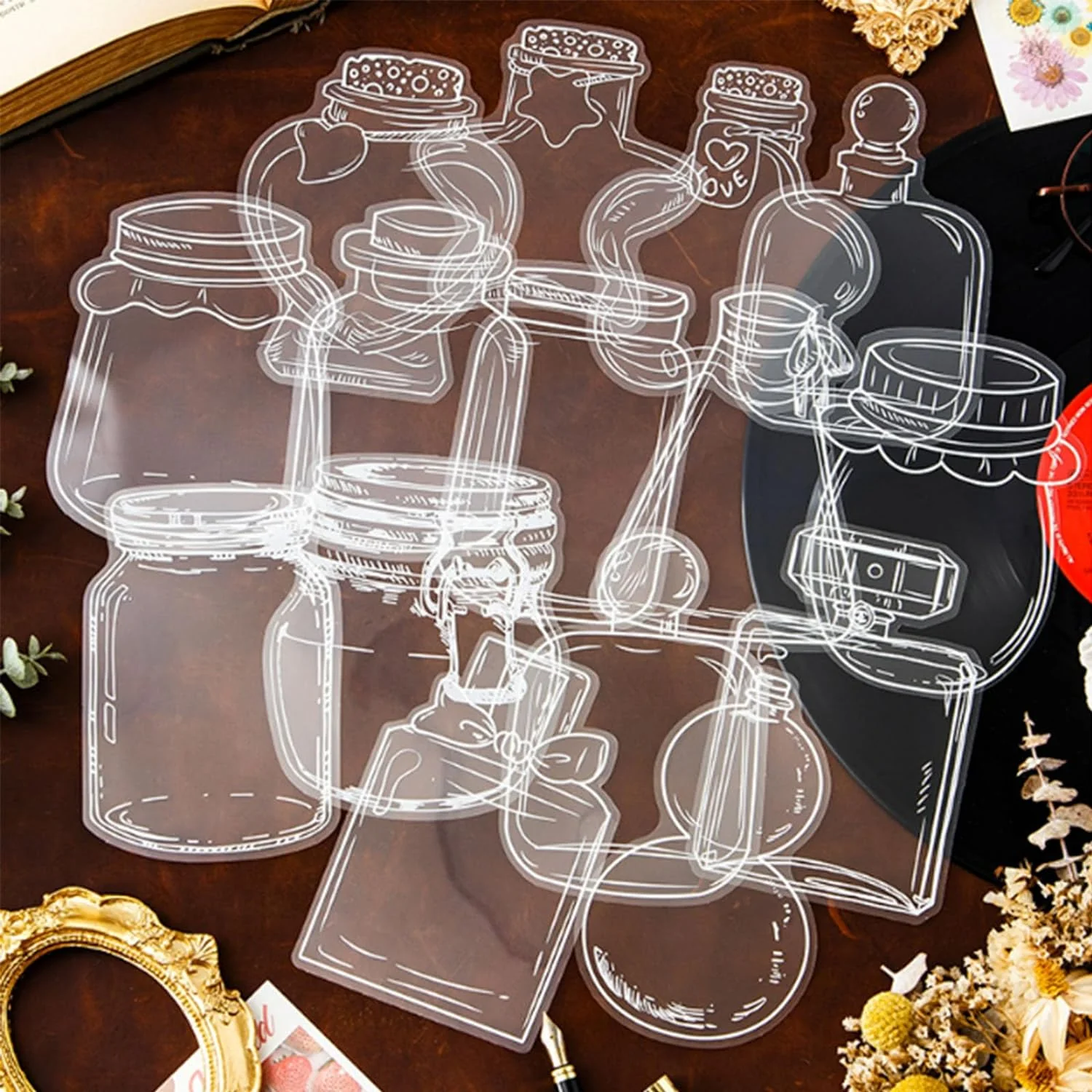 Woyuosn Transparent Dried Flower Bookmarks - Image 5