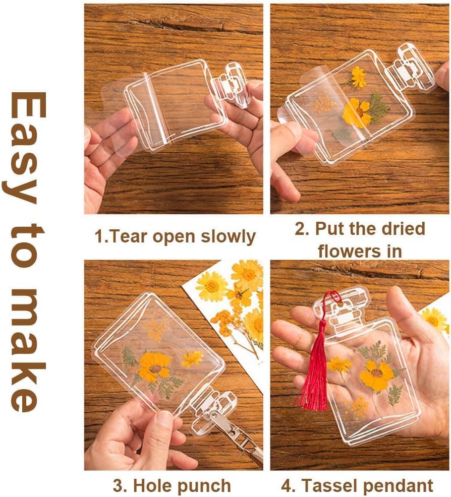 Woyuosn Transparent Dried Flower Bookmarks - Image 6
