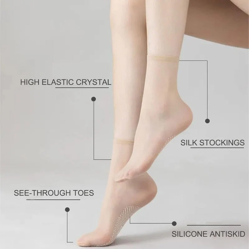 Ultra-Sheer Anti-Slip Ankle Socks – Breathable Elegance for Daily Wear - Image 3