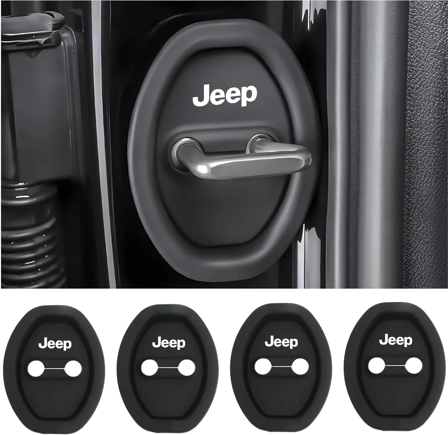 Eptchn Universal Silicone Car Door Covers Protector (4 PACK) - Image 71