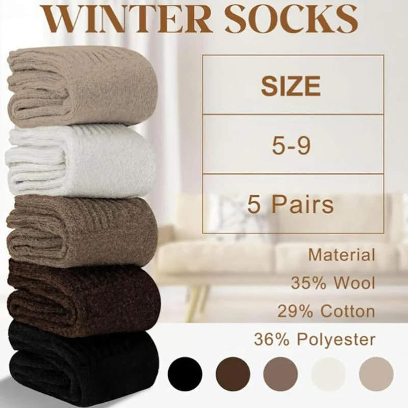 Wool-Blend Thermal Crew Socks - Image 4