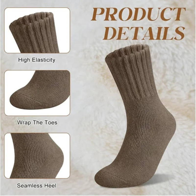 Wool-Blend Thermal Crew Socks - Image 5